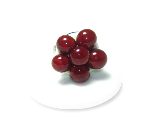 Ring Bollenhut, rot