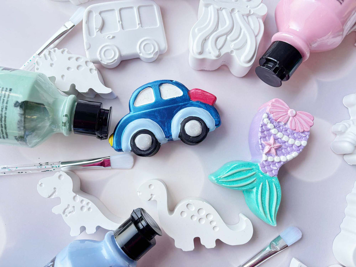 Kindergeburtstag: Gipsfiguren bemalen – Kreativer Mal-Workshop