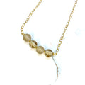 Halskette Gold, Champagner