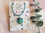 Kinderkette Eule aus Glas – handgefertigter Anhänger