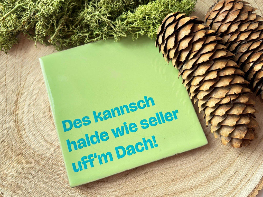 Schwarzwald-Kachl | des kannsch halde wie seller uff'm Dach