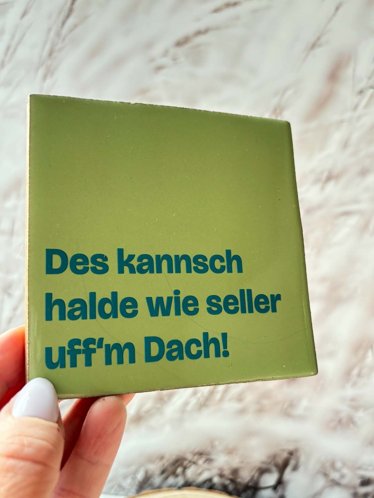 Schwarzwald-Kachl | des kannsch halde wie seller uff'm Dach
