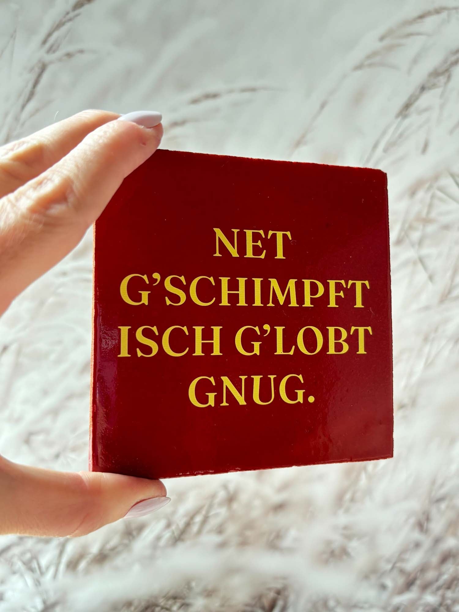 Schwarzwald-Kachl | net g'schimpft isch g'lobt gnug