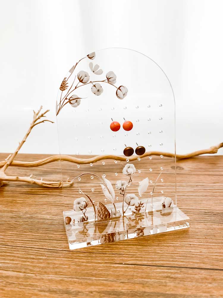 Display Ohrstecker – Cotton