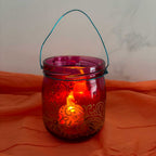 Kindergeburtstag: Henna-Laterne – Windlichter im Henna-Stil bemalen