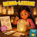 Kindergeburtstag: Henna-Laterne – Windlichter im Henna-Stil bemalen